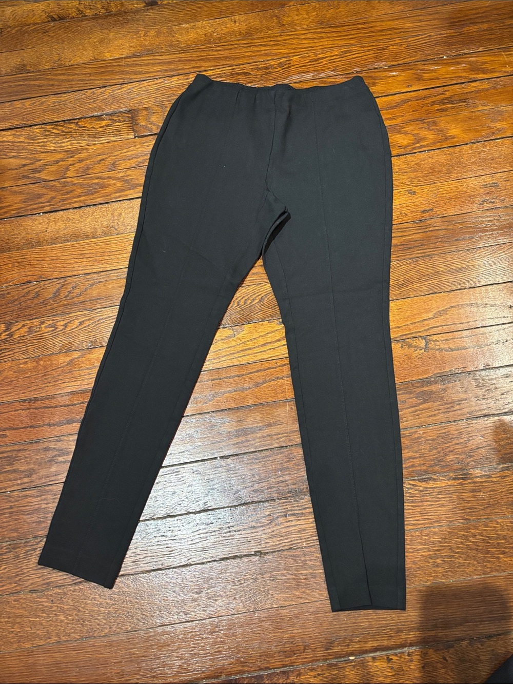 J. Jill Black Knit Ponte Tapered Leggings